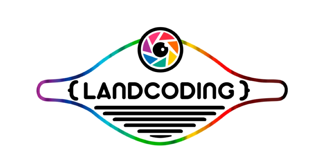 Ejemplo de logo Landcoding